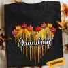 Personalized Grandma Fall Halloween T Shirt AG134 95O34 1