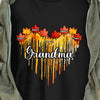 Personalized Grandma Fall Halloween T Shirt AG134 95O34 1