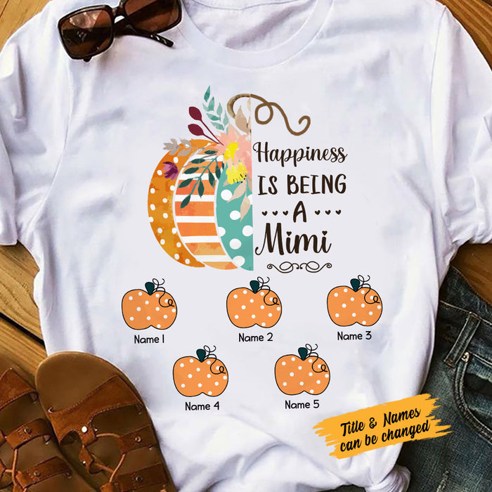 Personalized Fall Grandma T Shirt AG141 26O58 1