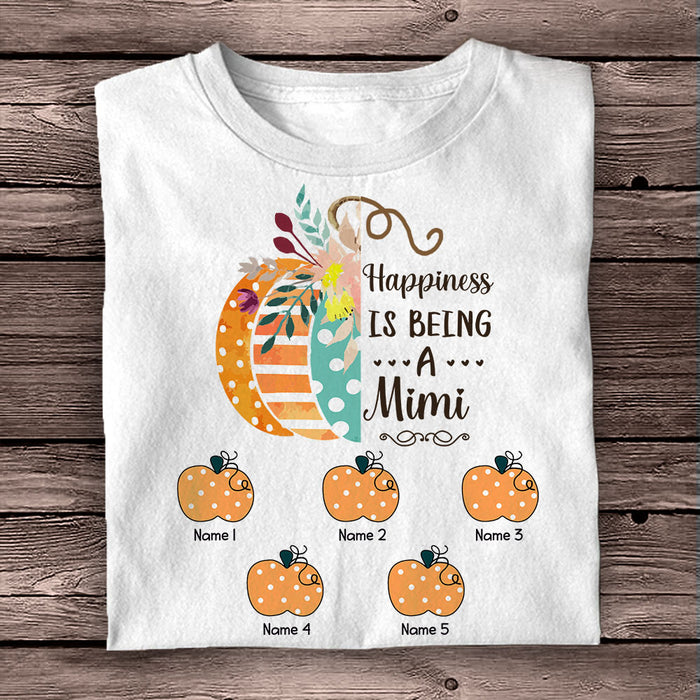 Personalized Fall Grandma T Shirt AG141 26O58 1
