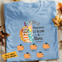 Personalized Fall Grandma T Shirt AG141 26O58 thumb 1