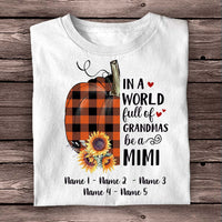 Personalized Fall Halloween Mimi Grandma T Shirt AG144 26O58 thumb 1