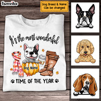 Personalized Dog Fall T Shirt AG143 22O57 thumb 1