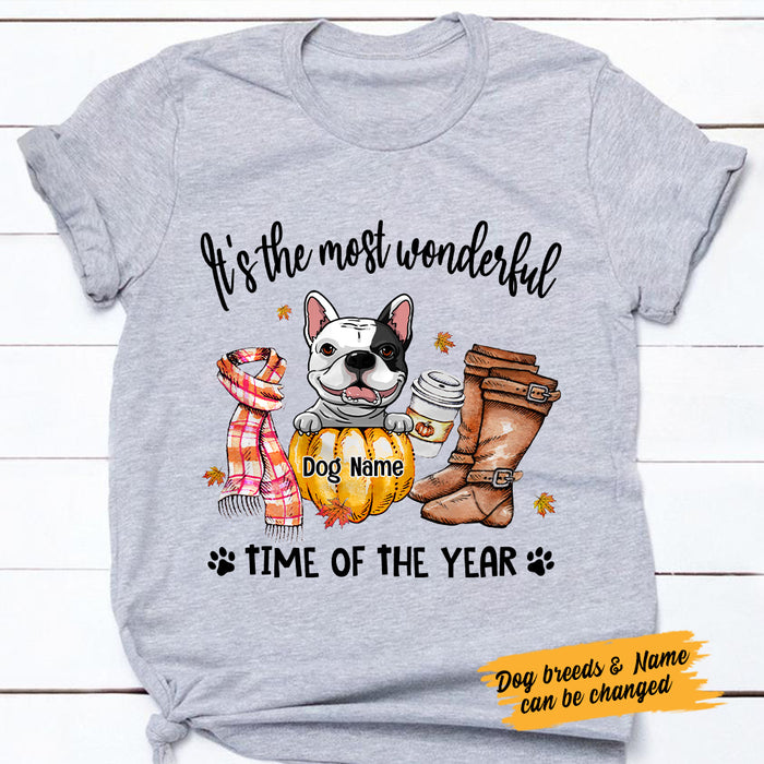 Personalized Dog Fall T Shirt AG143 22O57 1