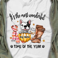 Personalized Dog Fall T Shirt AG143 22O57 thumb 1