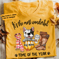 Personalized Dog Fall T Shirt AG143 22O57 thumb 1