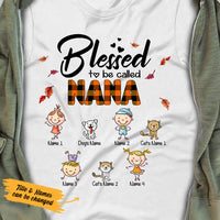 Personalized Grandma Fall T Shirt AG146 30O36 thumb 1