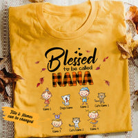 Personalized Grandma Fall T Shirt AG146 30O36 thumb 1