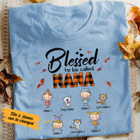 Personalized Grandma Fall T Shirt AG146 30O36 thumb 1