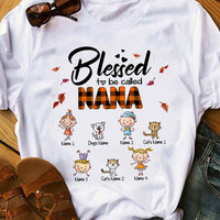 Personalized Grandma Fall T Shirt AG146 30O36 thumb 1