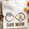 Personalized Dog Mom Infinity Heart T Shirt AG144 95O53 1