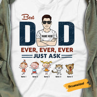 Personalized Dad Grandpa T Shirt AG145 26O58 thumb 1