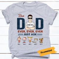 Personalized Dad Grandpa T Shirt AG145 26O58 thumb 1