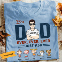 Personalized Dad Grandpa T Shirt AG145 26O58 thumb 1