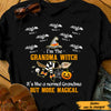 Personalized Grandma Witch Halloween T Shirt AG144 30O47 1