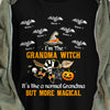 Personalized Grandma Witch Halloween T Shirt AG144 30O47 1