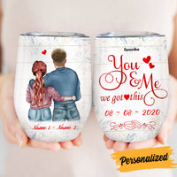 Personalized Couple Wine Tumbler AG172 26O36 thumb 1