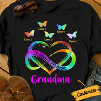 Personalized Grandma Infinity Heart T Shirt AG171 95O34 thumb 1