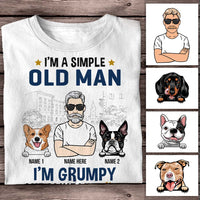 Personalized Dog Dad T Shirt AG172 26O58 thumb 1