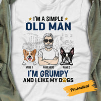 Personalized Dog Dad T Shirt AG172 26O58 thumb 1