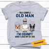 Personalized Dog Dad T Shirt AG172 26O58 1