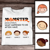 Personalized  Funny Momster Halloween T Shirt AG171 85O36 thumb 1