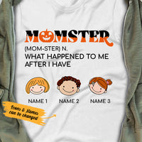 Personalized  Funny Momster Halloween T Shirt AG171 85O36 thumb 1