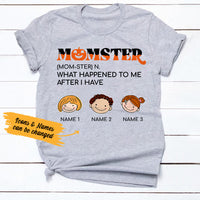 Personalized  Funny Momster Halloween T Shirt AG171 85O36 thumb 1