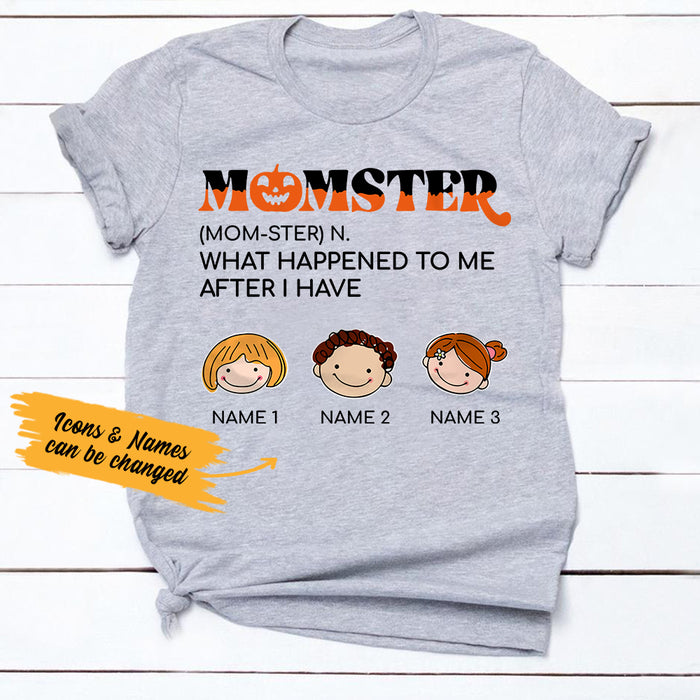 Personalized  Funny Momster Halloween T Shirt AG171 85O36 1