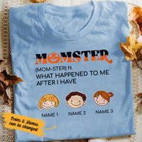 Personalized  Funny Momster Halloween T Shirt AG171 85O36 thumb 1