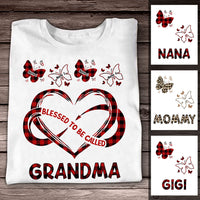 Personalized Blessed To Be Called Mom Grandma T Shirt AG173 30O53 thumb 1