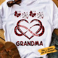 Personalized Blessed To Be Called Mom Grandma T Shirt AG173 30O53 thumb 1