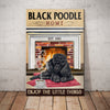 Black Poodle Home Canvas MY155 67O57 thumb 1