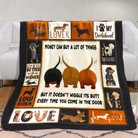 Dachshund Dog Fleece SEP1002 81O43 thumb 1