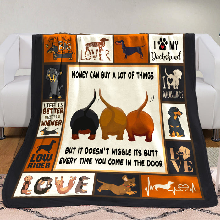 Dachshund Dog Fleece SEP1002 81O43 1