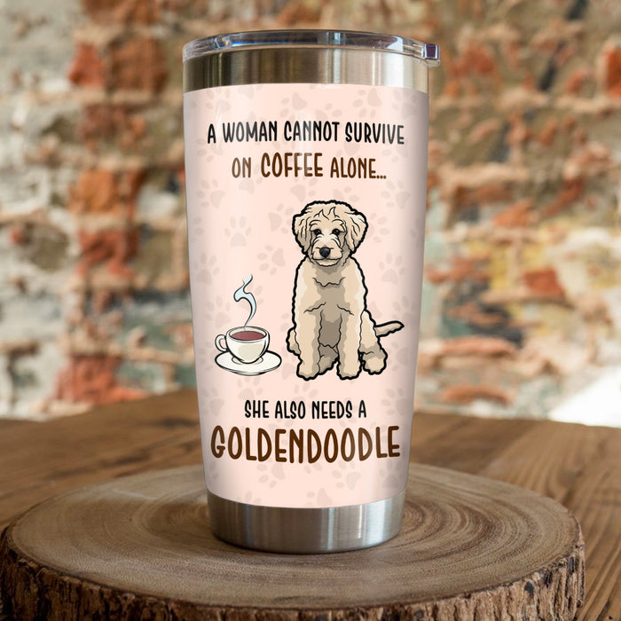 Goldendoodle Dog Steel Tumbler FB0306 87O58 1