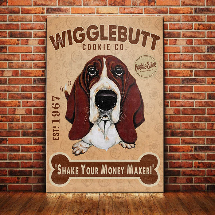 Basset Hound Cookie Company Canvas SAP1301 73O36 1