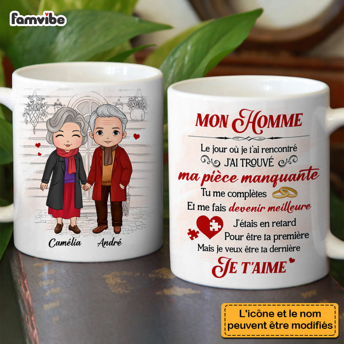 Personalized Gift For Couple French The Day I Met You Mug 30817 1