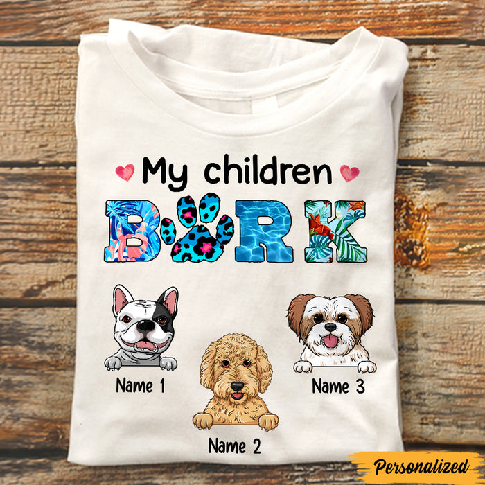 Personalized Dog Mom Children T Shirt JN223 24O47 1