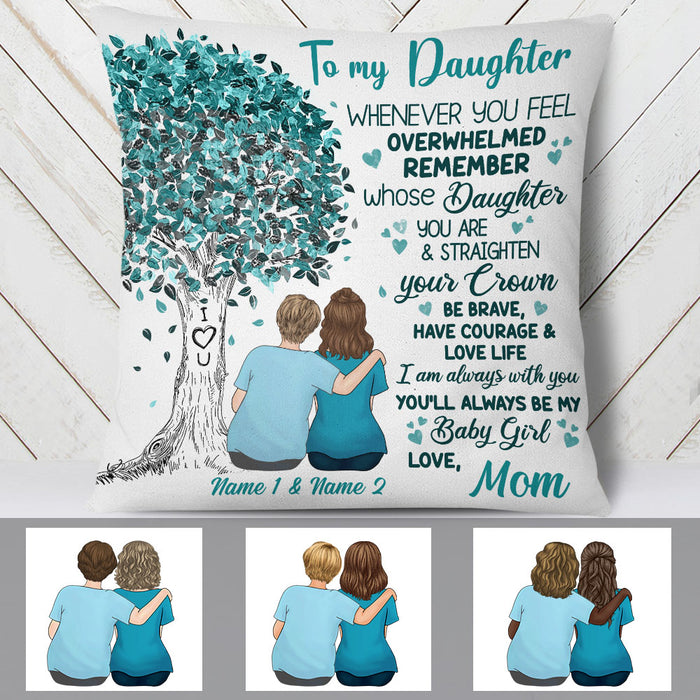 Personalized Daughter Tree Pillow MR23 67O60 1