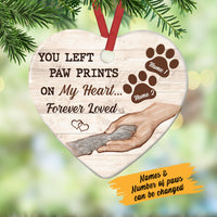Personalized Dog Memorial Heart Ornament NB131 85O58 thumb 1