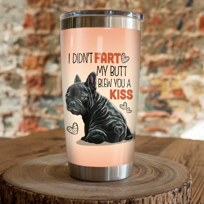 French Bulldog Steel Tumbler FB0302 67O43 1