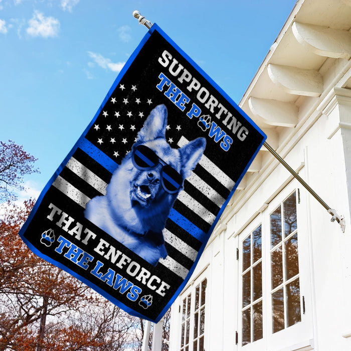 Police Paws Laws Flag JL105 65O47 1