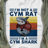 Gym Shark Fitness Workout White T Shirt JL13 81O65 1