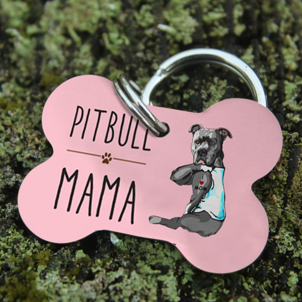 Pitbull Dog Bone Pet Tag MR2706 81O36