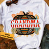 Personalized Fall Halloween Grandma Pumpkin T Shirt AG171 24O36 1