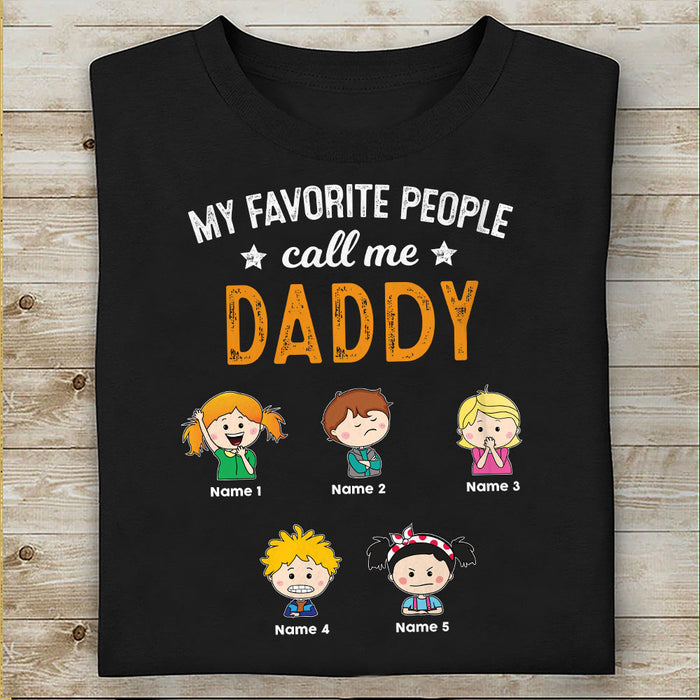 Personalized Grandpa Dad Grandma Mom T Shirt AG171 87O58 1