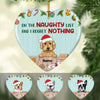 Personalized Christmas Dog Heart Ornament AG175 26O58 1