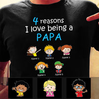 Personalized Grandpa Dad Grandma Mom T Shirt AG179 87O57 thumb 1