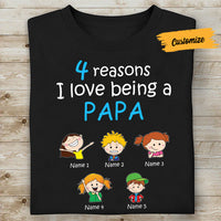 Personalized Grandpa Dad Grandma Mom T Shirt AG179 87O57 thumb 1